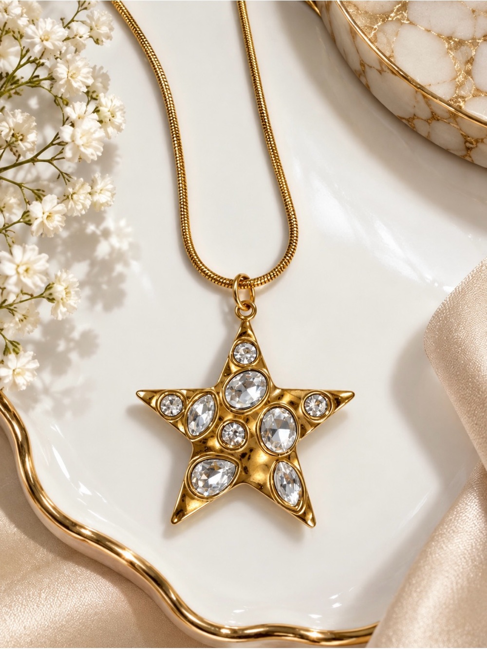 Stainless Steel Star Necklace